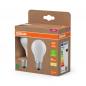 Preview: 2er Set OSRAM E27 LED Lampe Classic matt 3,8W wie 60W warmweißes Licht 2700K - Energy efficiency class A - besonders effizient